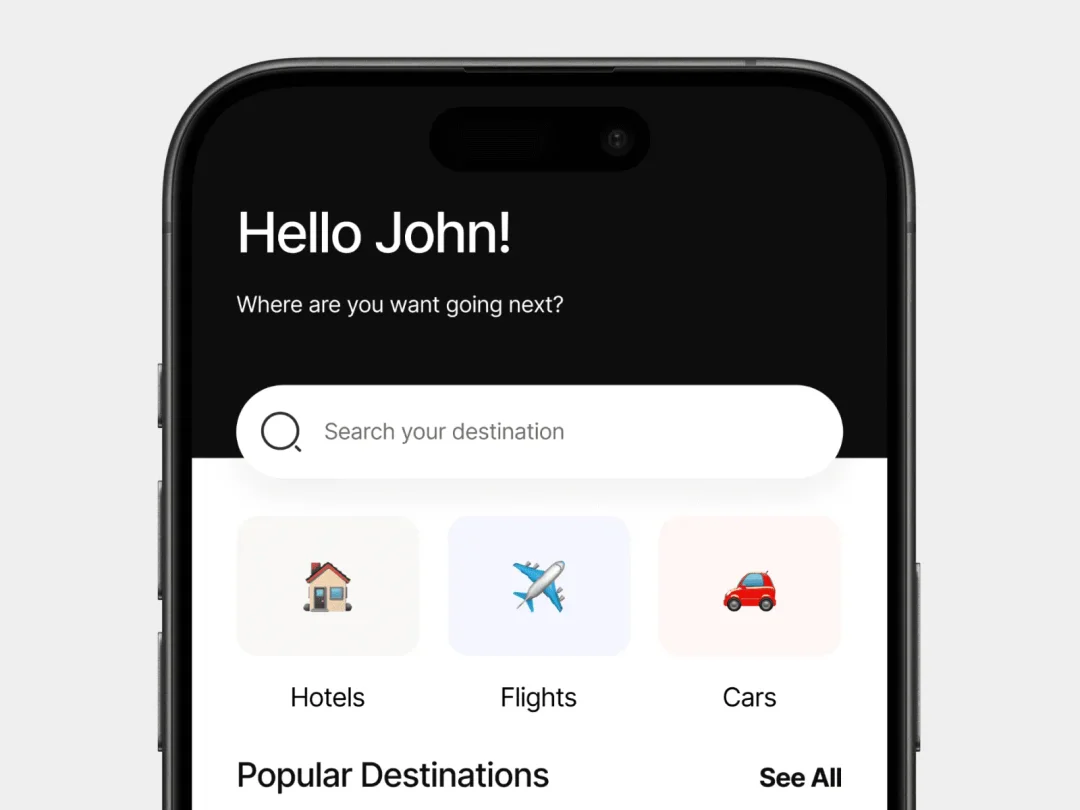 Hello John portfolio website design by DjectStudio