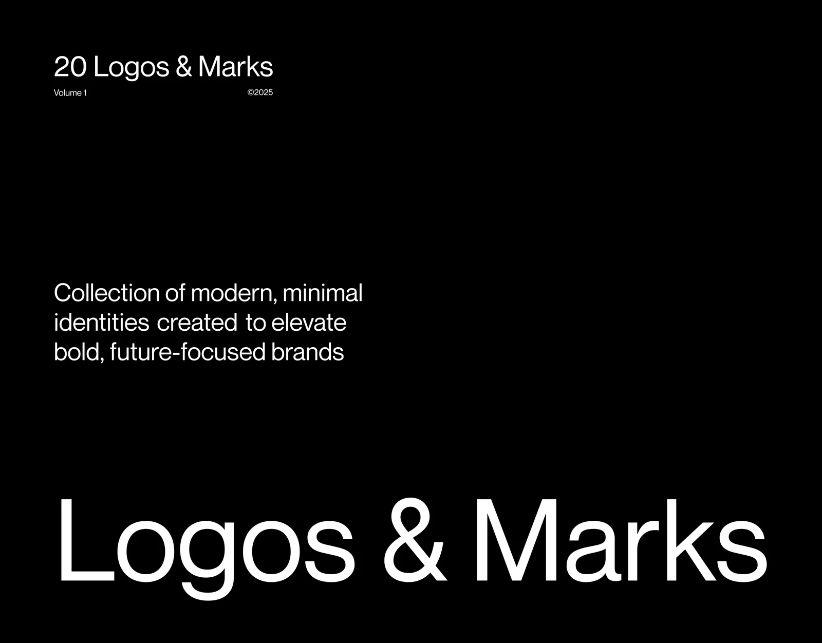 Logos and marks: Twenty typographic logos and marks from 2025.